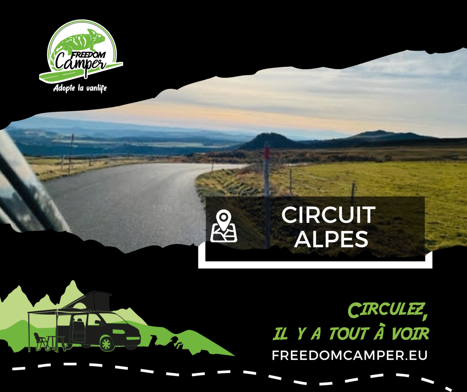 Les Alpes en van aménagé