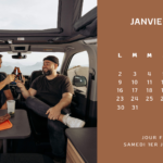 Voyager en van aménagé en janvier 2023