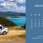 Voyager en van aménagé en juillet 2023