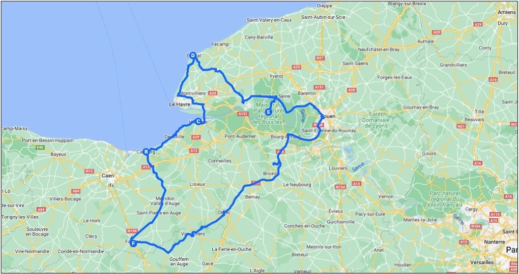 circuit complet caen 1