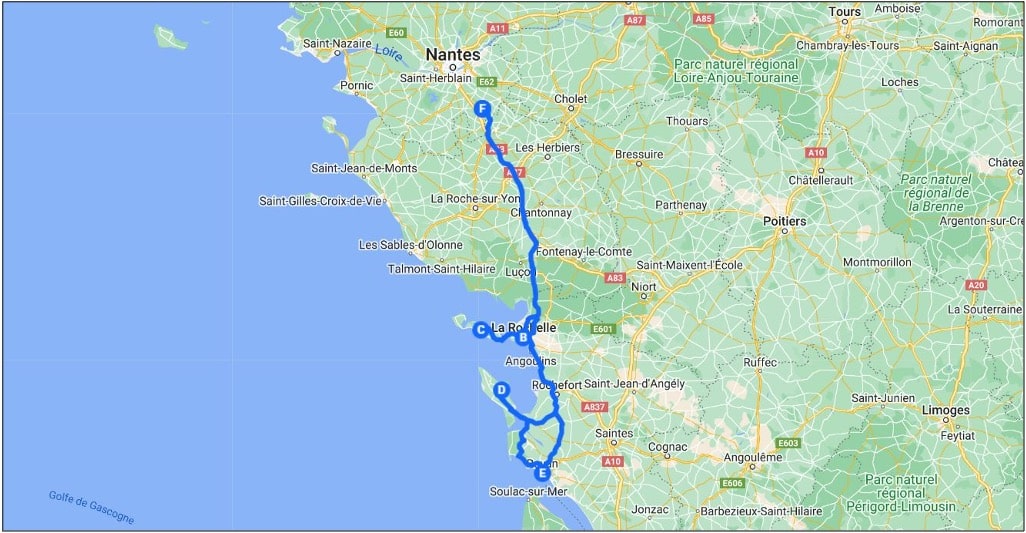 La vanlife en fourgon aménagé de La Rochelle à Royan