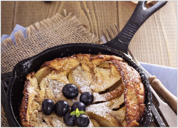 gateau aux pommes à la poele