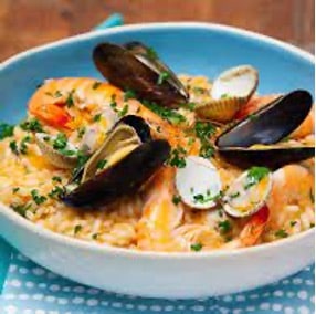 recette vanlife risotto aux fruits de mer