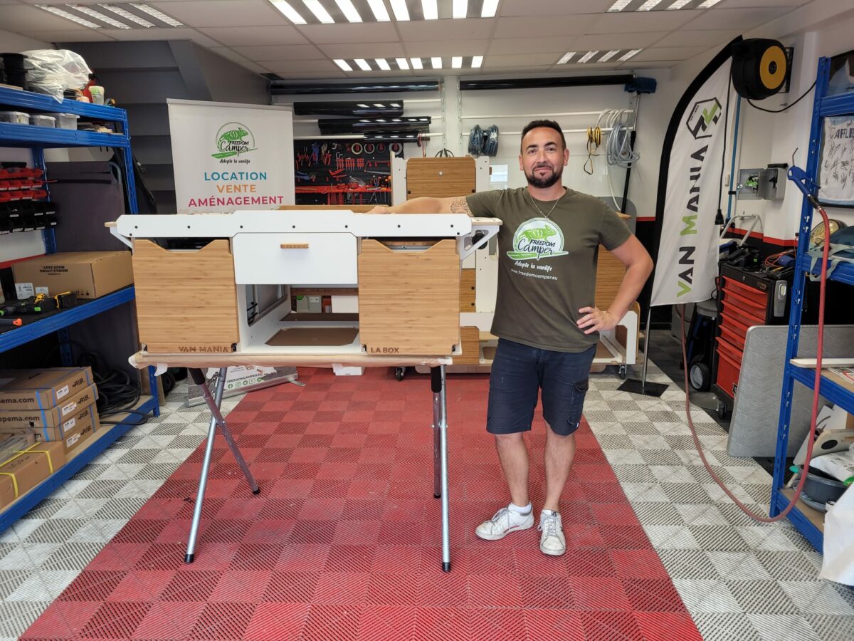 La box disponible chez Freedom Camper Bayonne