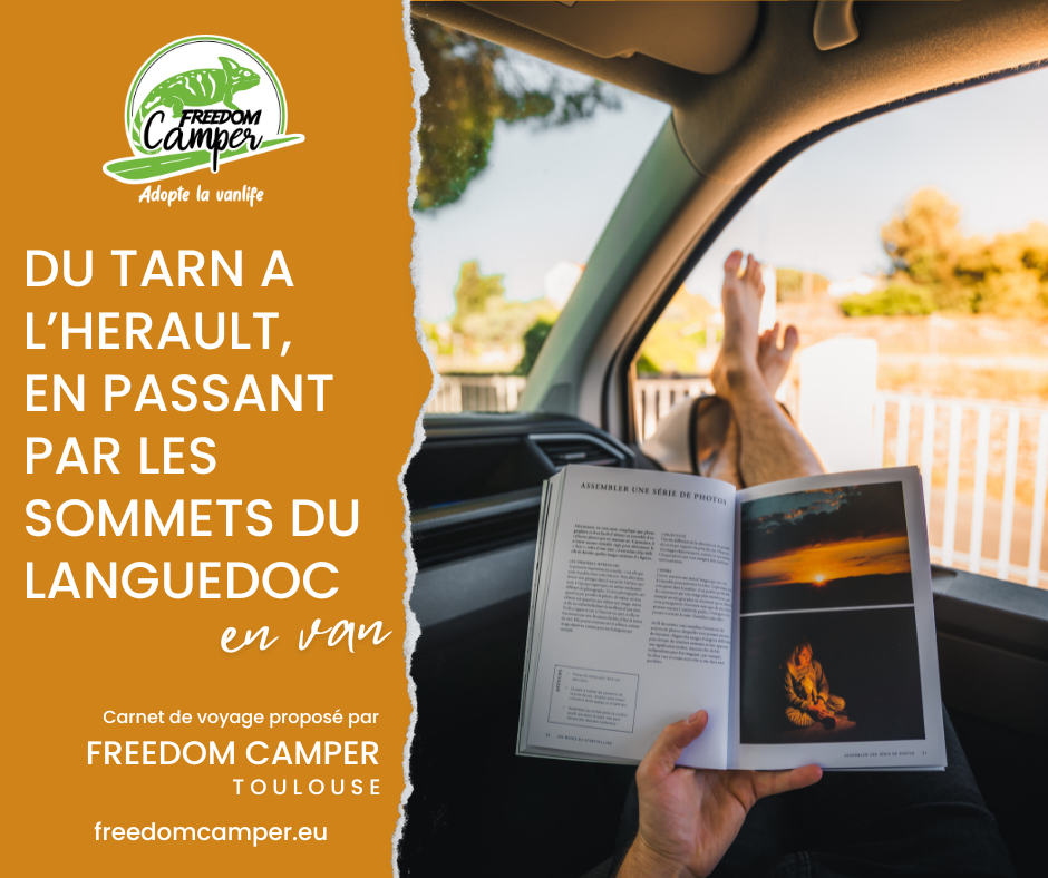 roadtrip en van du tarn a l’herault, en passant par les sommets du languedoc