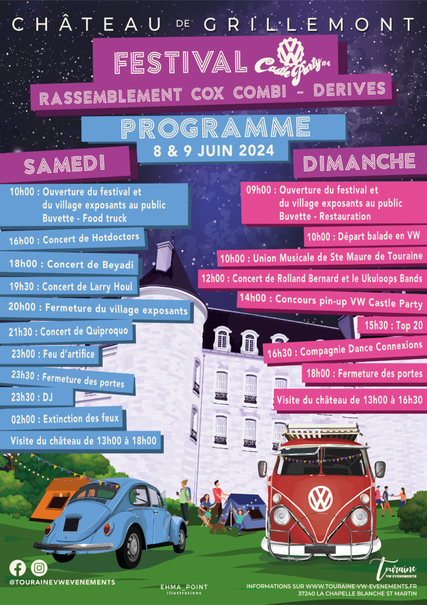 Programme VW Castle Party