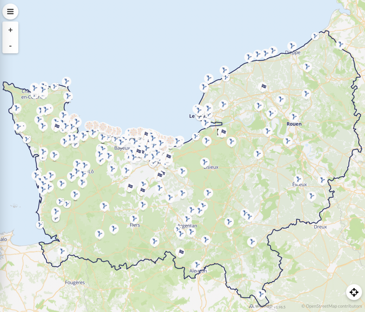 80ans du Débarquement en van aménagé
