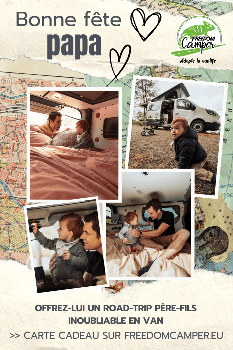 Offrez un road trip en van pour la fete des peres