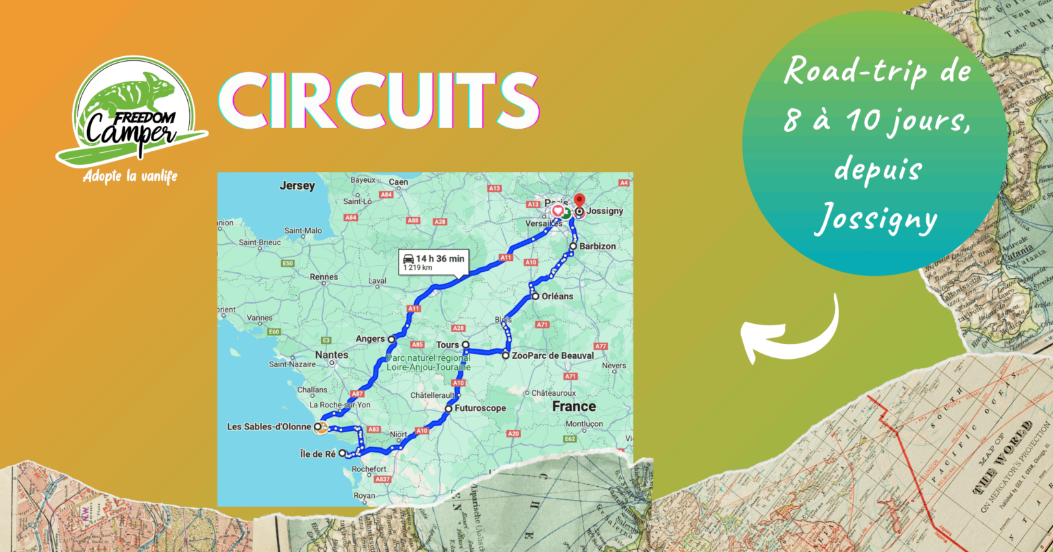 road trip de 8 à 10 jours, depuis jossigny 2