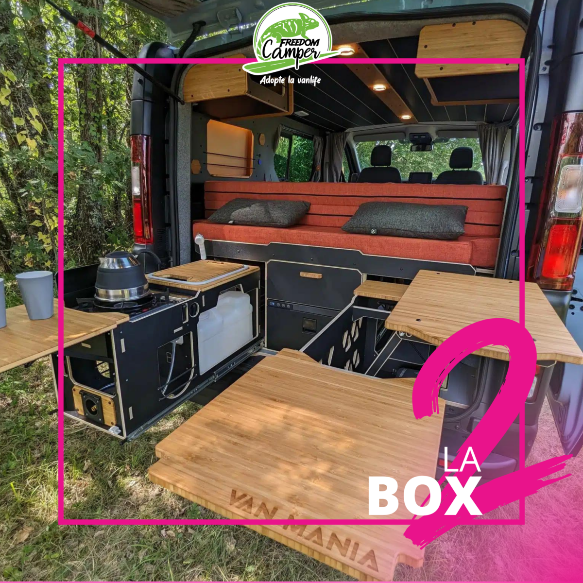 la box, idéale pour se lancer dans la vanlife