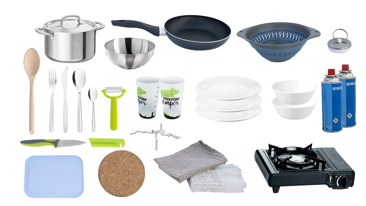 Kit de cuisine compris