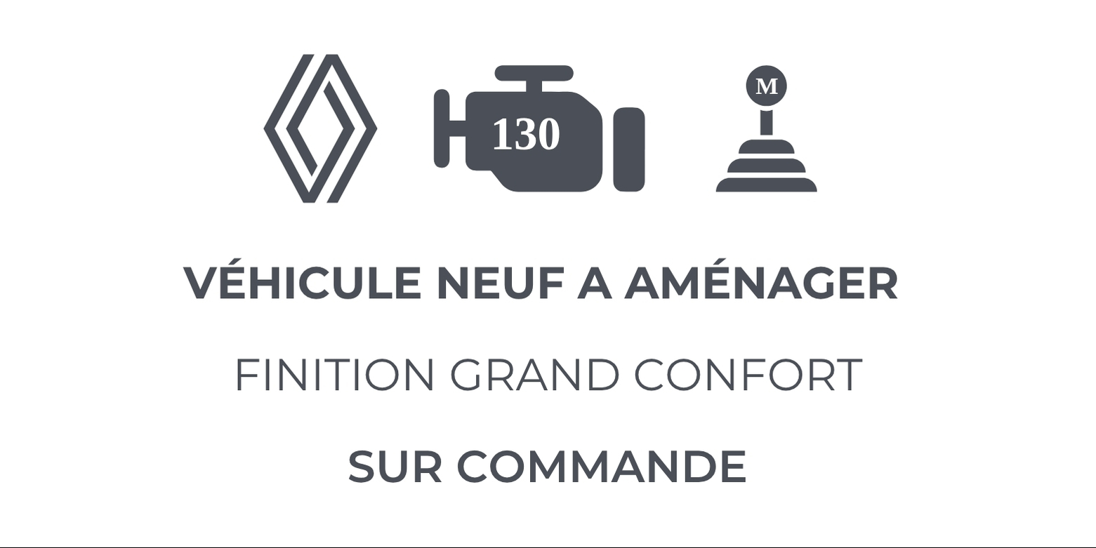 véhicule sur commande à aménager