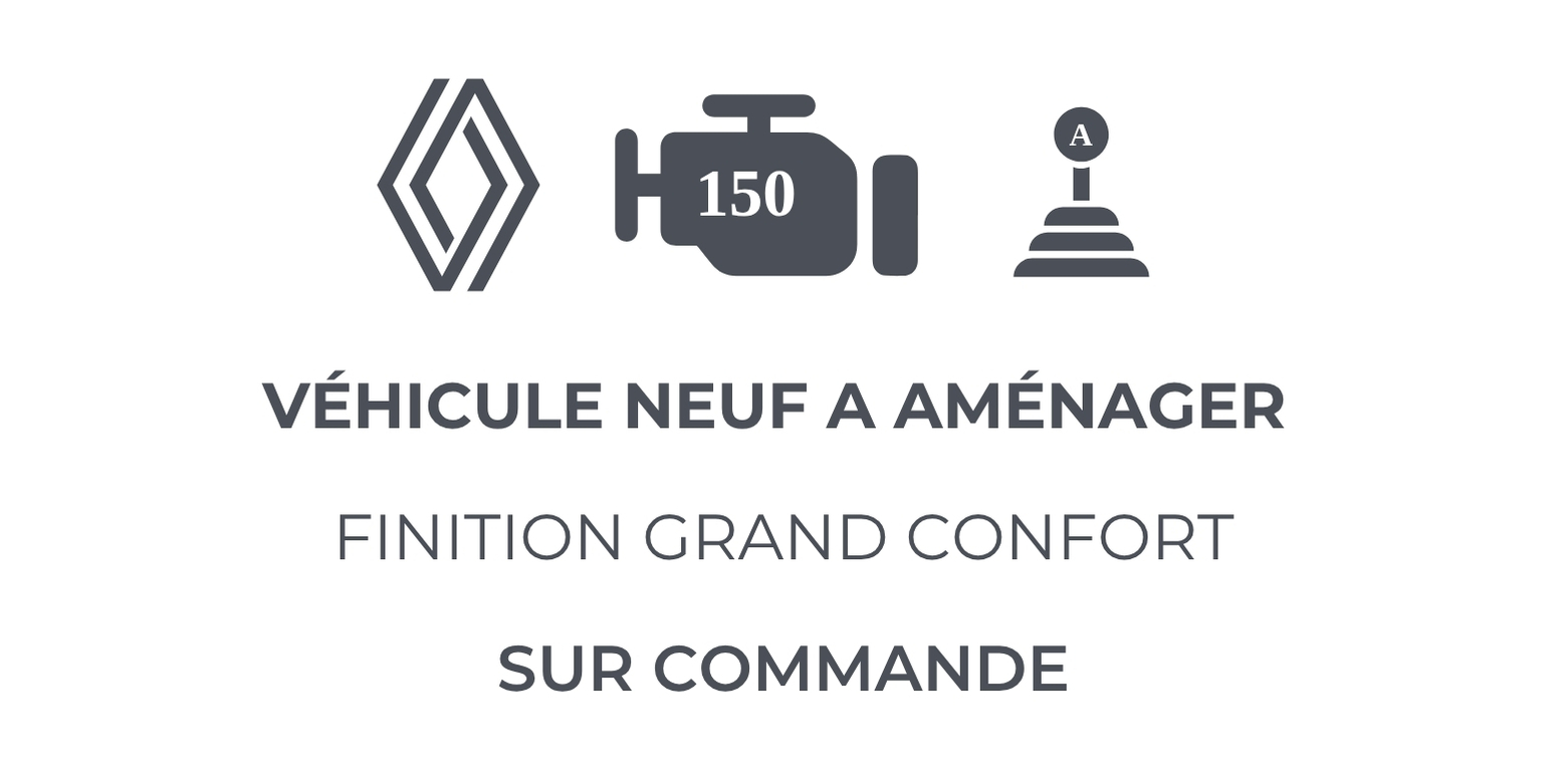 véhicule sur commande à aménager