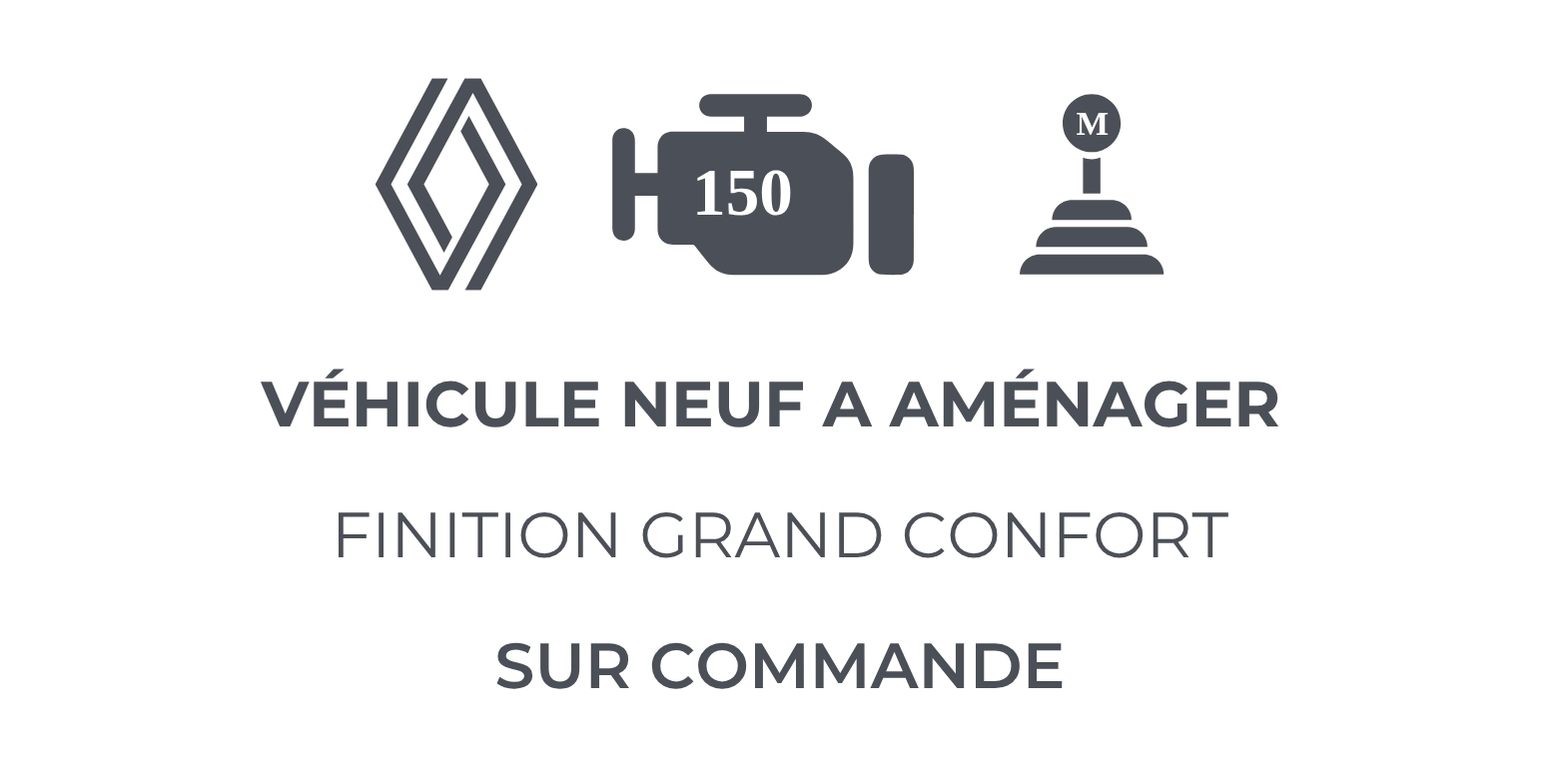 véhicule sur commande à aménager